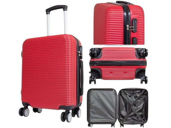 Velký kufr Malaga Červená L