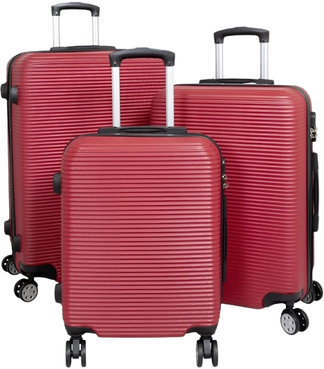 Střední kufr Malaga Červená M