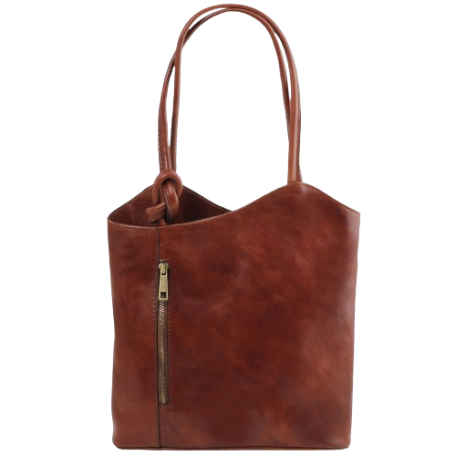 TUSCANY LEATHER Dámský kožený přeměnitelný batoh na rameno