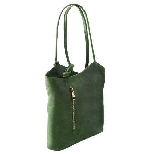 TUSCANY LEATHER Dámský kožený přeměnitelný batoh na rameno