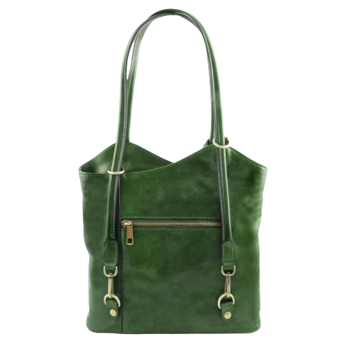 TUSCANY LEATHER Dámský kožený přeměnitelný batoh na rameno